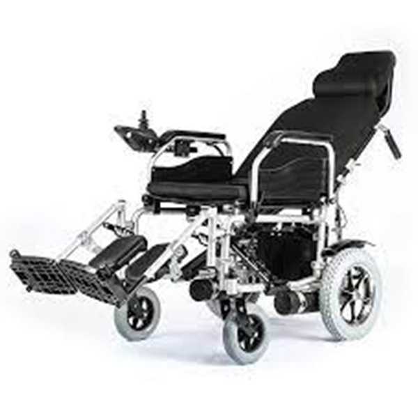Motorized wheelchair with recliner function